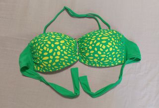 Bikini top - Verde & Amarillo - Talla G