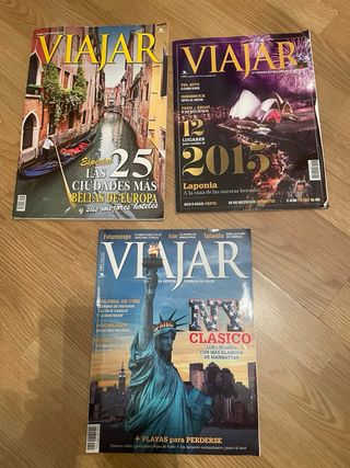 lote 10 revistas viajes para coleccionistas 