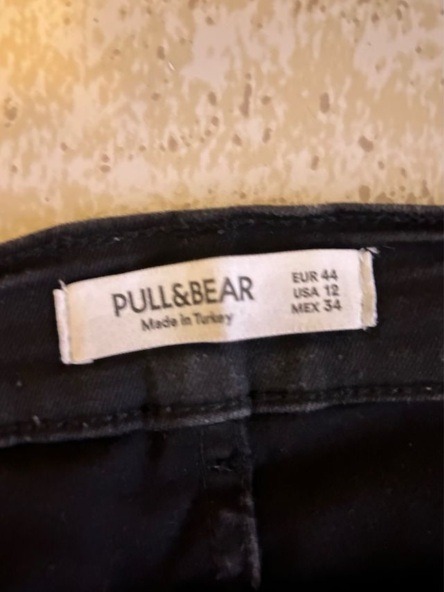 Pantalones Vaqueros Campana Negros