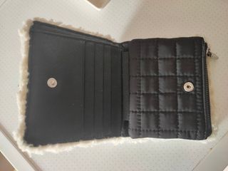 Monedero borreguillo Parfois beige