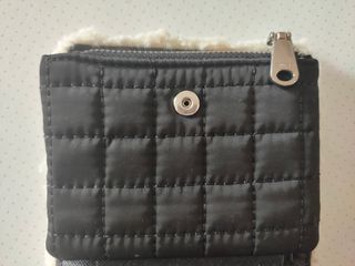 Monedero borreguillo Parfois beige