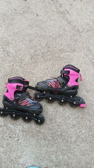 Patines, casco y protecciones