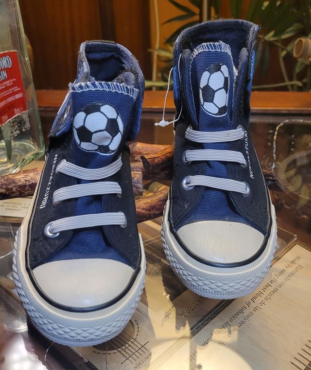 Scarpe Oms Kids bimbo, Neroazzurri N°9 - taglia 25