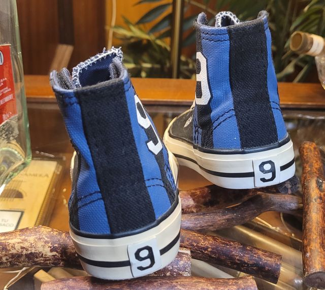 Scarpe Oms Kids bimbo, Neroazzurri N°9 - taglia 25