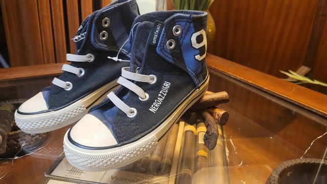 Scarpe Oms Kids bimbo, Neroazzurri N°9 - taglia 25