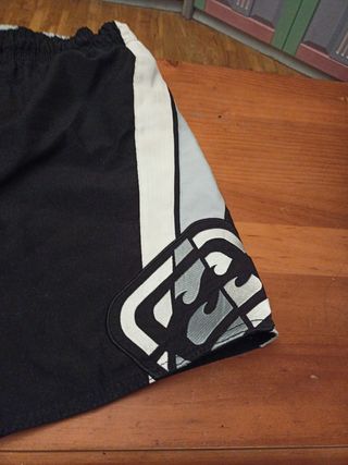 Bañador skate negro-blanco