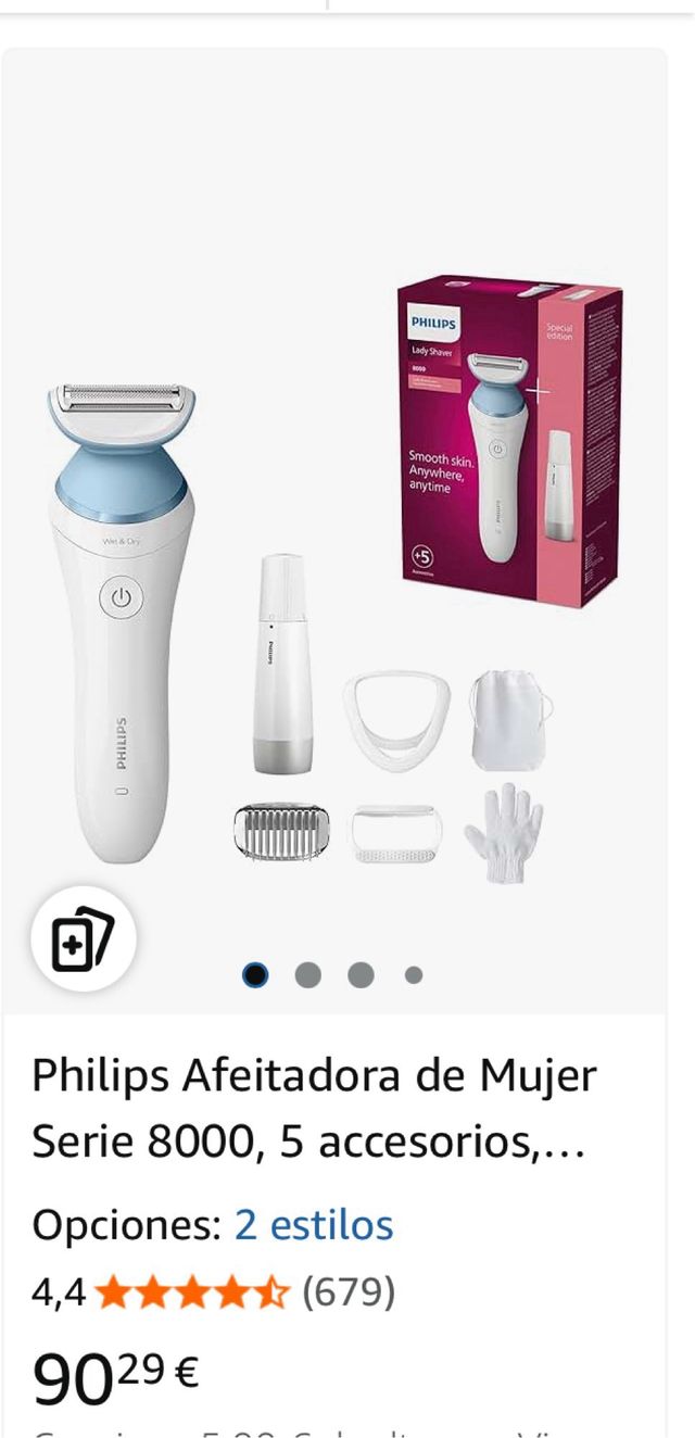 Afeitadora Philips LadyShaver 8000