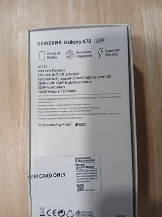 Samsung Galaxy A70 - Negro
