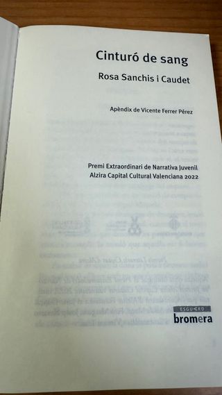 Cinturó de sang - Rosa Sanchis i Caudet