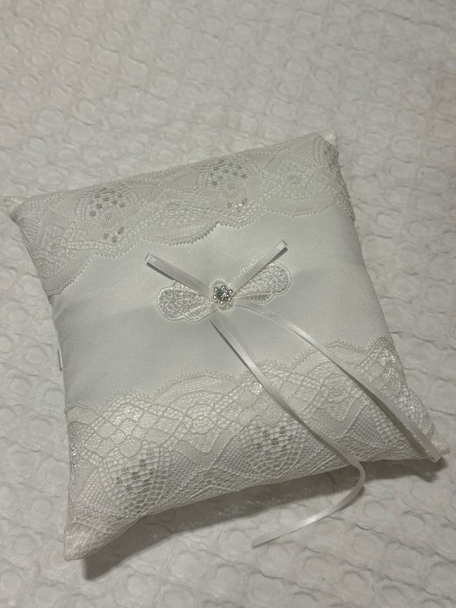Almohada porta alianzas boda