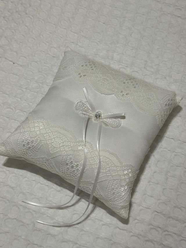 Almohada porta alianzas boda