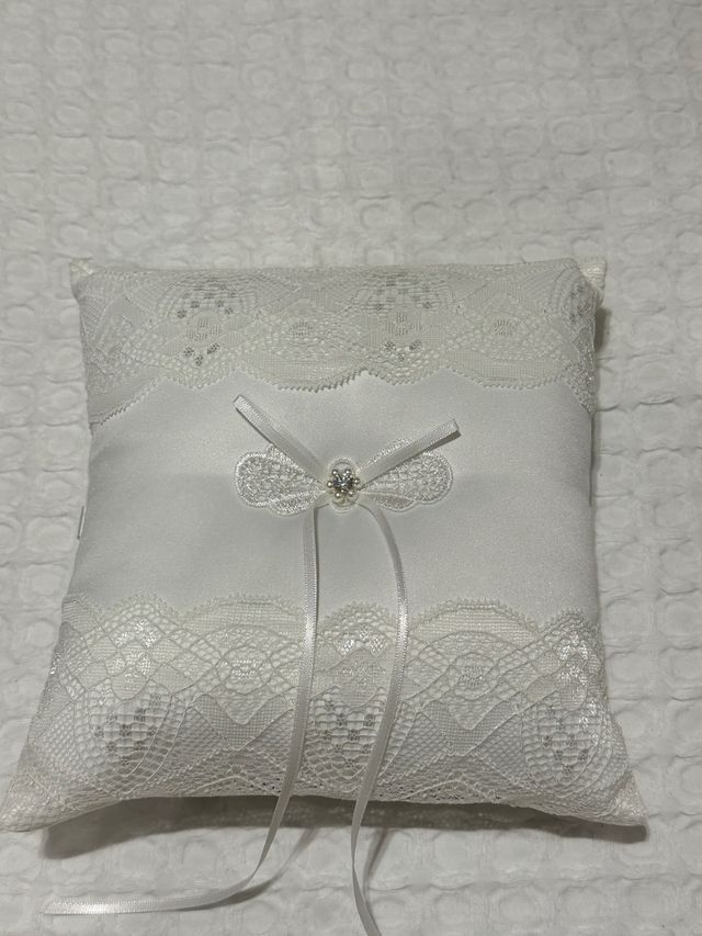 Almohada porta alianzas boda