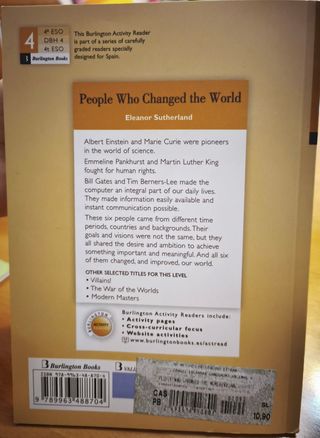 PEOPLE WHO CHANGED THE WORLD (4 ESO)