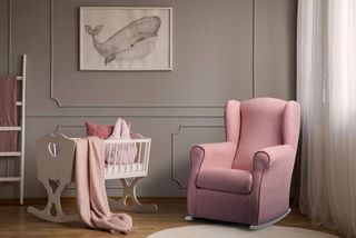 Sillón mecedora beige. A ESTRENAR!