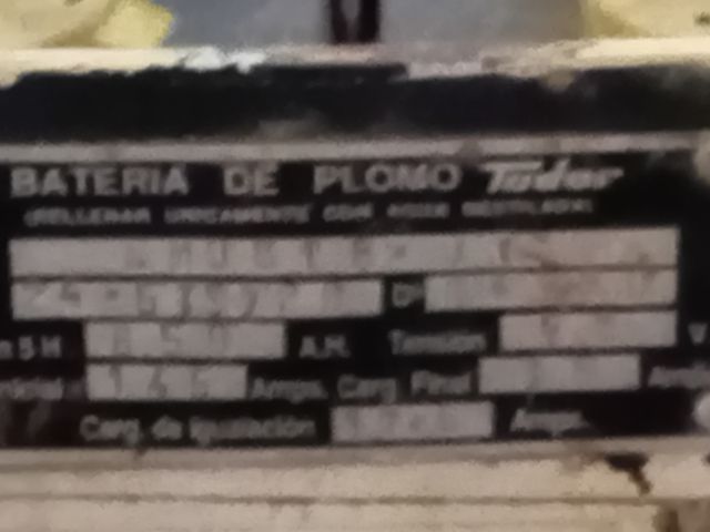 Batería carretilla elevadora 48v