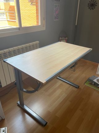 Mesa escritorio dibujo - madera metal