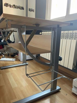 Mesa escritorio dibujo - madera metal