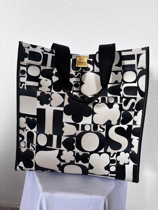 Bolso TOUS blanco y negro