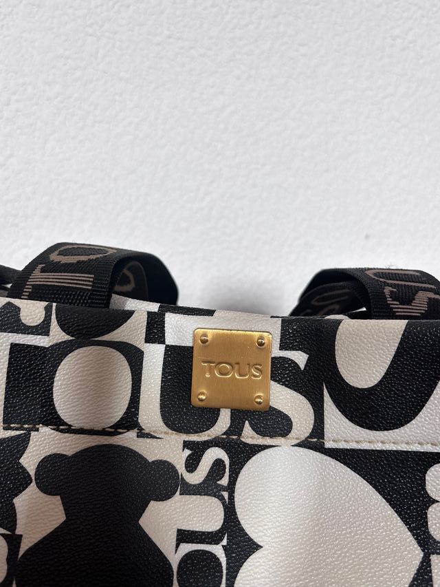 Bolso TOUS blanco y negro