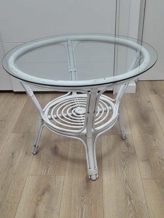 Sillones y mesa bambú - 2 indiv. + 1 doble + mesa