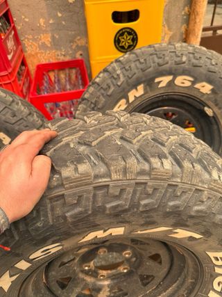 ruedas maxxis bighorn 31 y llantas desplazadas 15 
