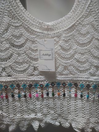 Top crochet Ashley blanco