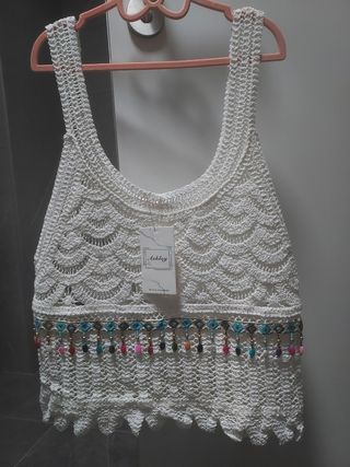 Top crochet Ashley blanco