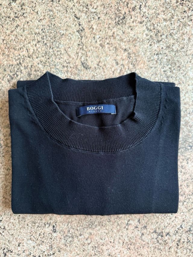 T-shirt BOGGI nera uomo