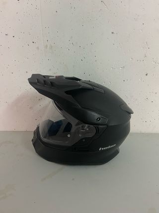 Casco moto Helbo negro mate