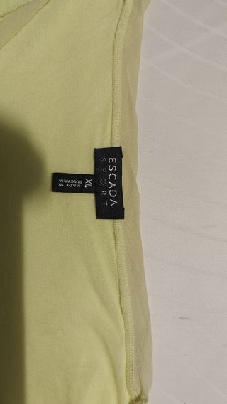 Camiseta ESCADA manga corta - amarilla