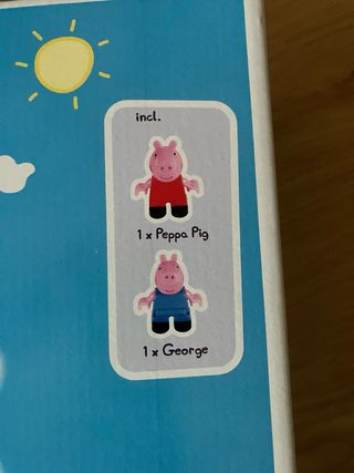  Peppa Pig - Casa de juegos.Similar a Lego duplo.