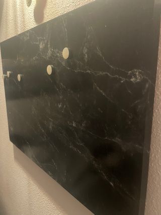 Pizarra negra de mármol