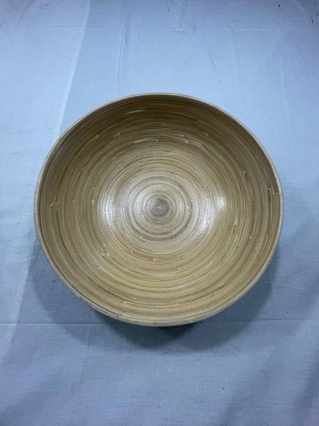 Ensaladeras bambú - Beige y verde