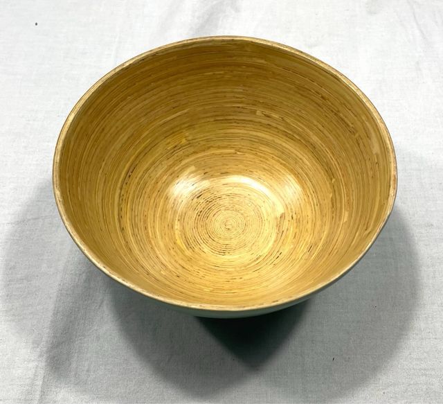 Ensaladeras bambú - Beige y verde