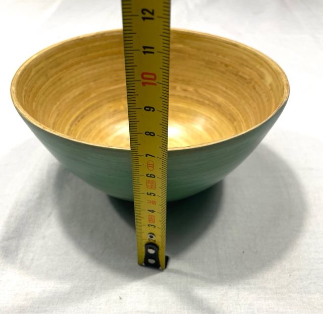 Ensaladeras bambú - Beige y verde