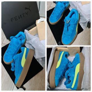 Zapatillas Puma Fenty azul-amarillo