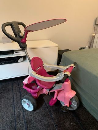 Triciclo infantil rosa FEBER
