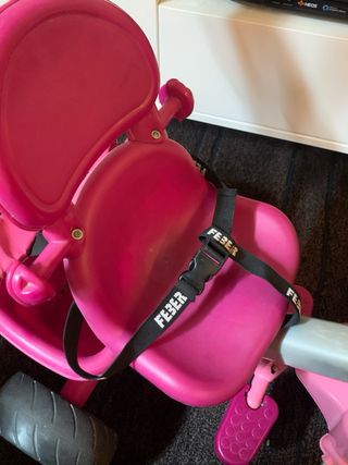 Triciclo infantil rosa FEBER