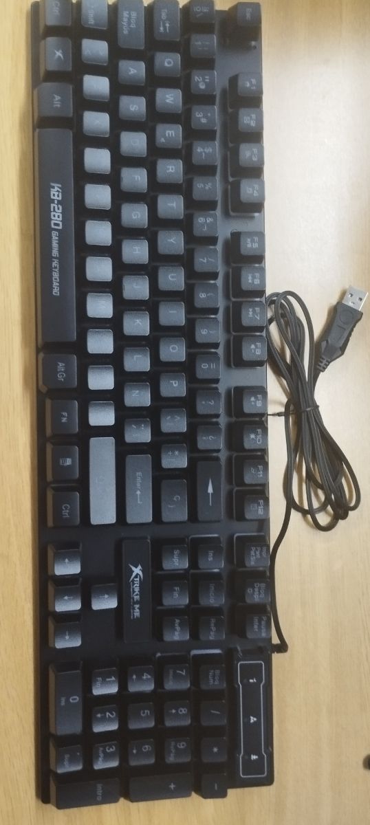 Teclado gaming XTRIKE ME Rainbow