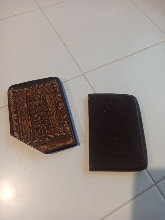 Pitillera piel años 50 - Valladolid