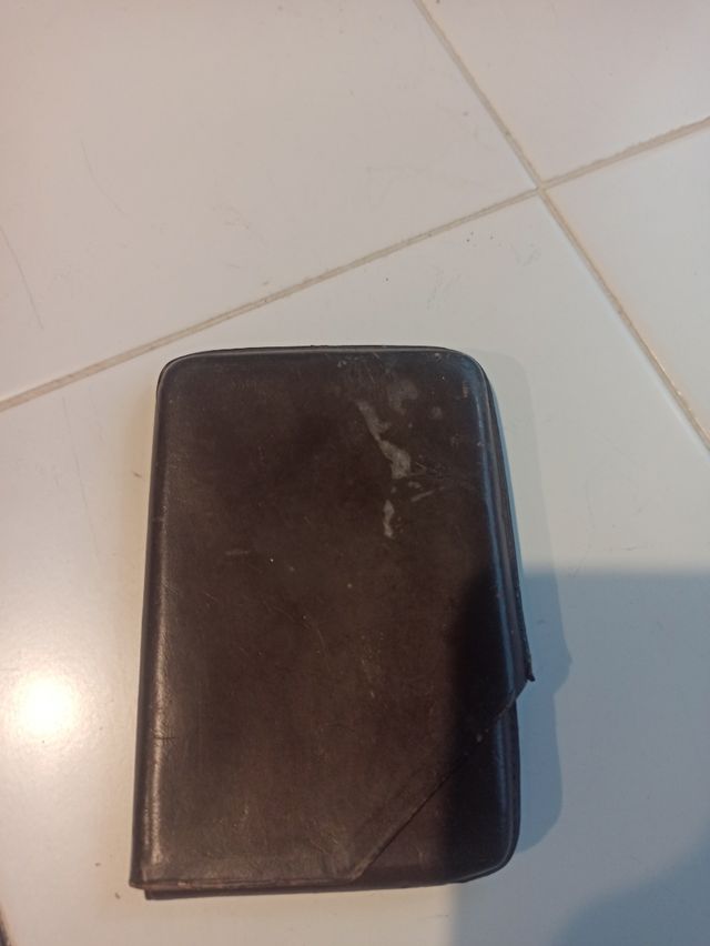 Pitillera piel años 50 - Valladolid