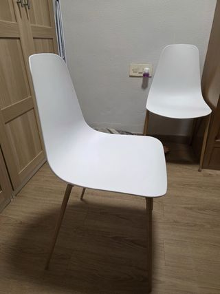 2 Sillas Ikea Blancas