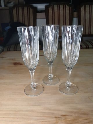 3 Copas Cristal - Elegantes Vasos
