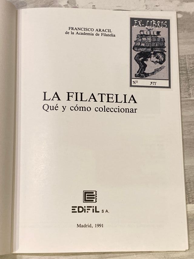 Lote 4 libros filatelia