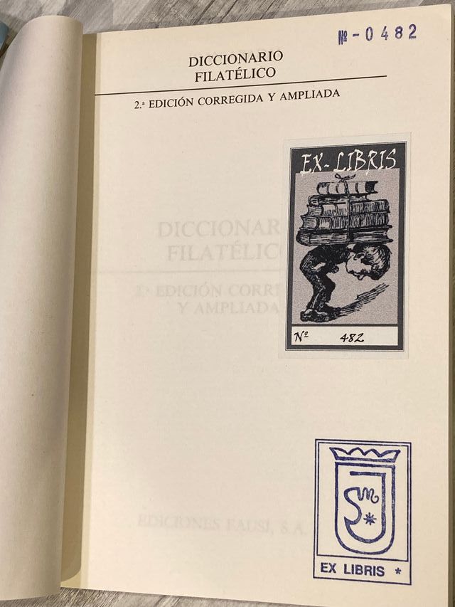 Lote 4 libros filatelia