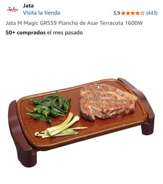 Plancha Jata GR559 Terracota 1600W