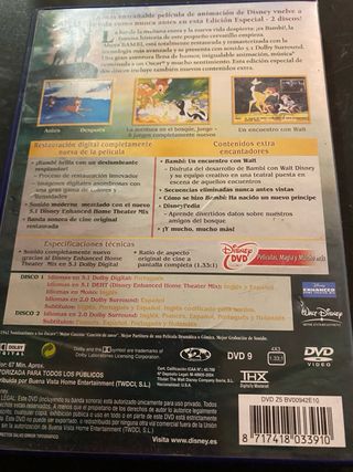 Bambi DVD - Edición Especial 2 Discos