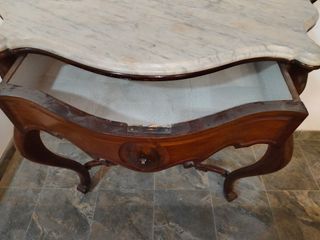 Mesa consola antigua de mármol