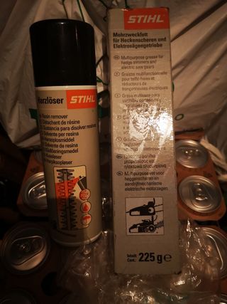 STIHL: Grasa y limpiador