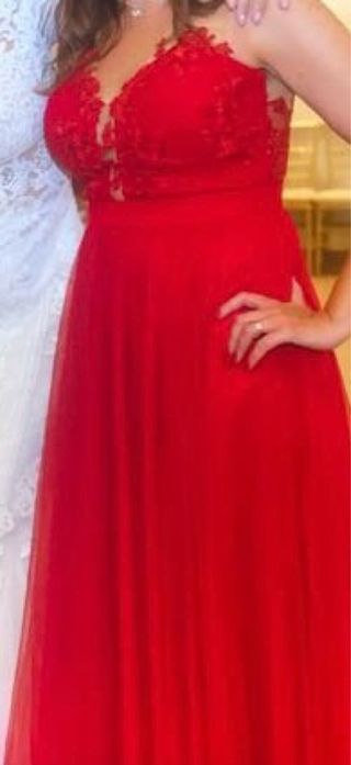 Vestido rojo Silvia Navarro
